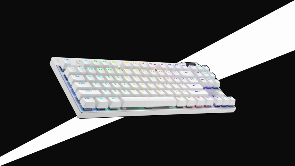 کیبورد گیمینگ لاجیتک مدل Pro X TKL Lightspeed سفید